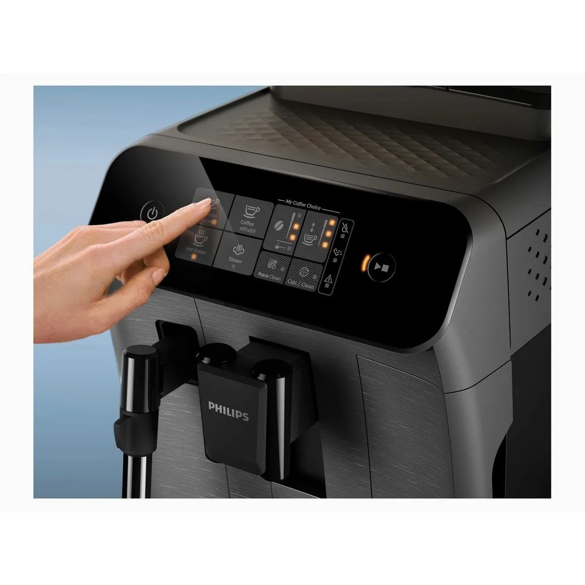 Philips Series 800 EP0824 Kaffeevollautomat, doppelter Genuss, einfache Reinigung, langlebiges Mahlwerk 2