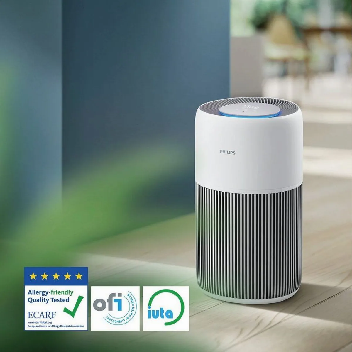 Philips AC2220/10 Luftreiniger, leise 420 m³/h, WLAN-Steuerung, für bis zu 109 m² 2