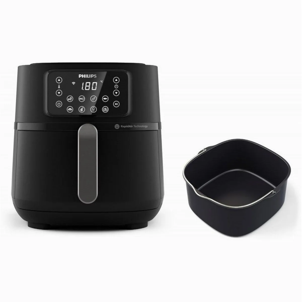 Philips Heißluftfritteuse HD9285/93, 2000 W, 7,2 l Kapazität, 16 Kochfunktionen 5