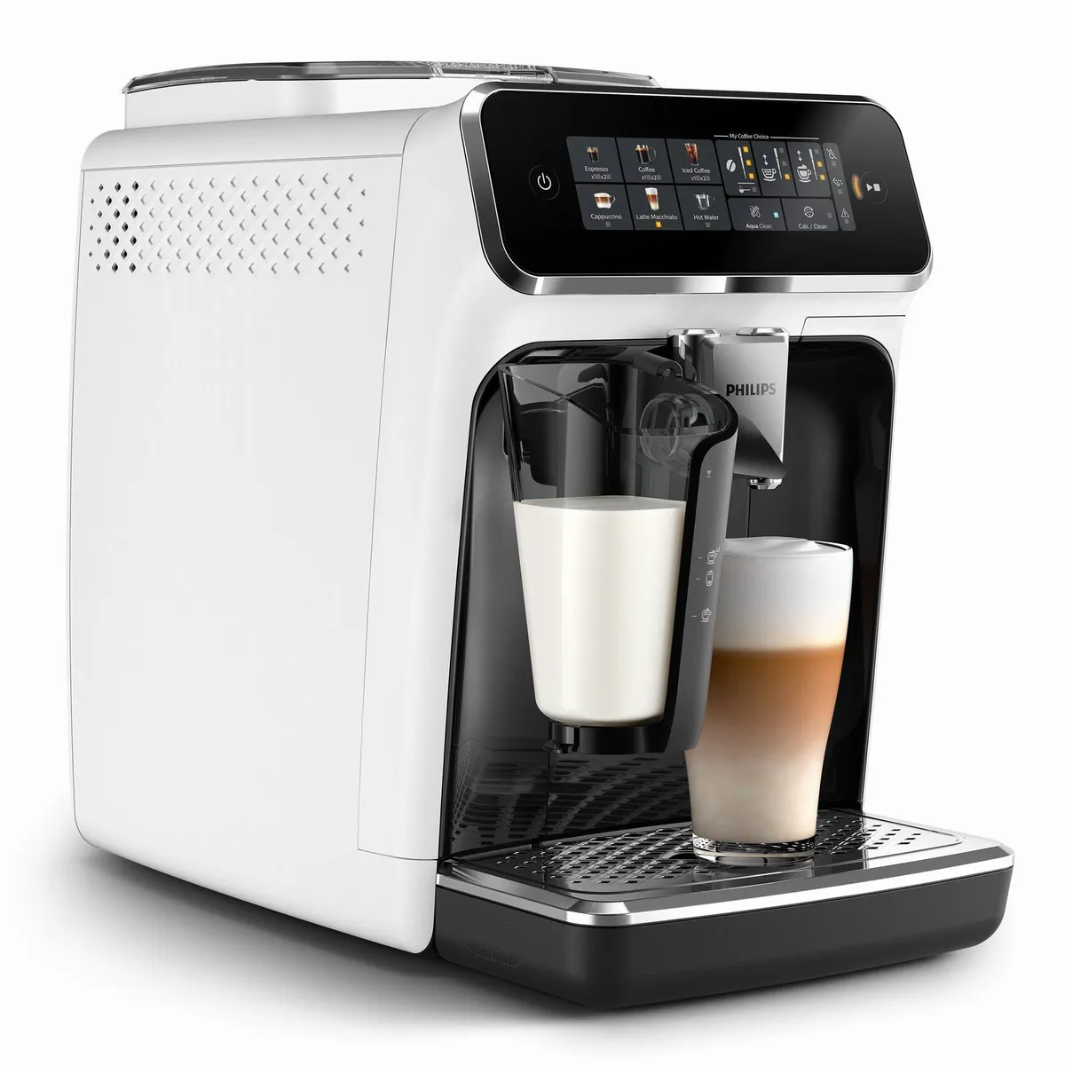 Philips Kaffeevollautomat EP3343/50, 6 Getränkevielfalt, LatteGo-Milchsystem, geräuscharme Technologie 3