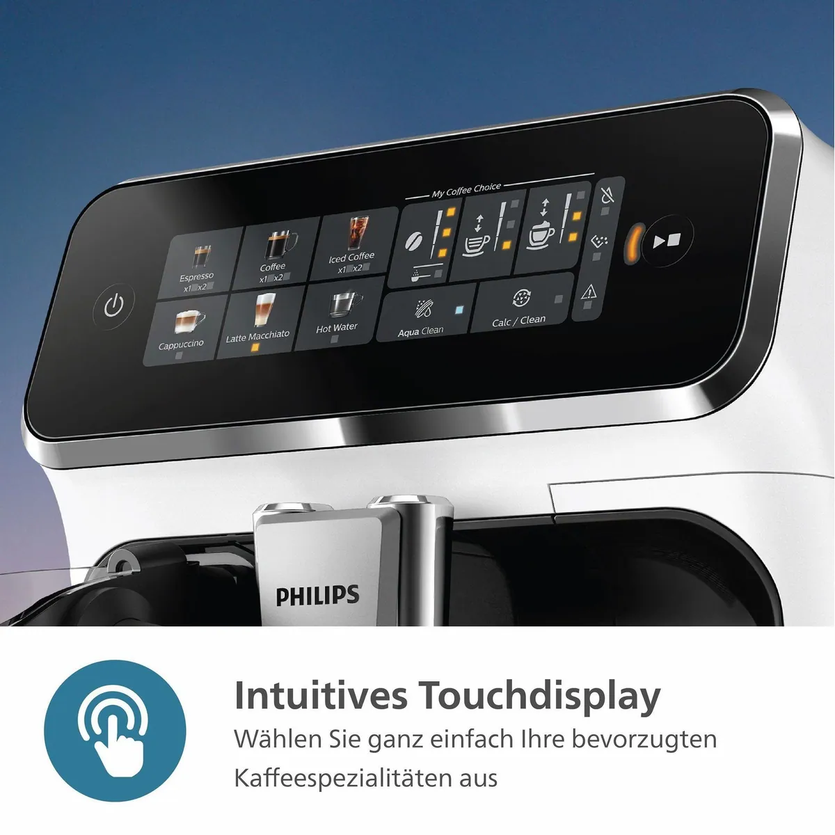 Philips Kaffeevollautomat EP3343/50, 6 Getränkevielfalt, LatteGo-Milchsystem, geräuscharme Technologie 4