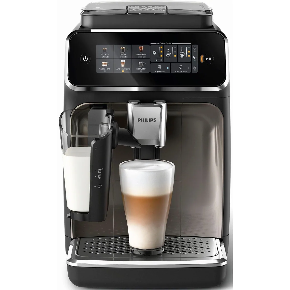 Philips Kaffeevollautomat EP3347/90, 6 Getränkevarianten, LatteGo-Milchsystem, geräuscharme Zubereitung 2