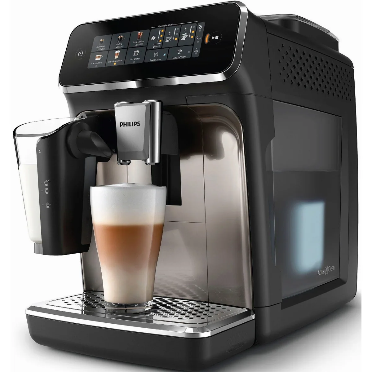 Philips Kaffeevollautomat EP3347/90, 6 Getränkevarianten, LatteGo-Milchsystem, geräuscharme Zubereitung 3