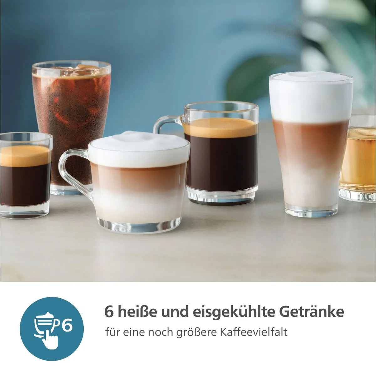 Philips Kaffeevollautomat EP3347/90, 6 Getränkevarianten, LatteGo-Milchsystem, geräuscharme Zubereitung 4