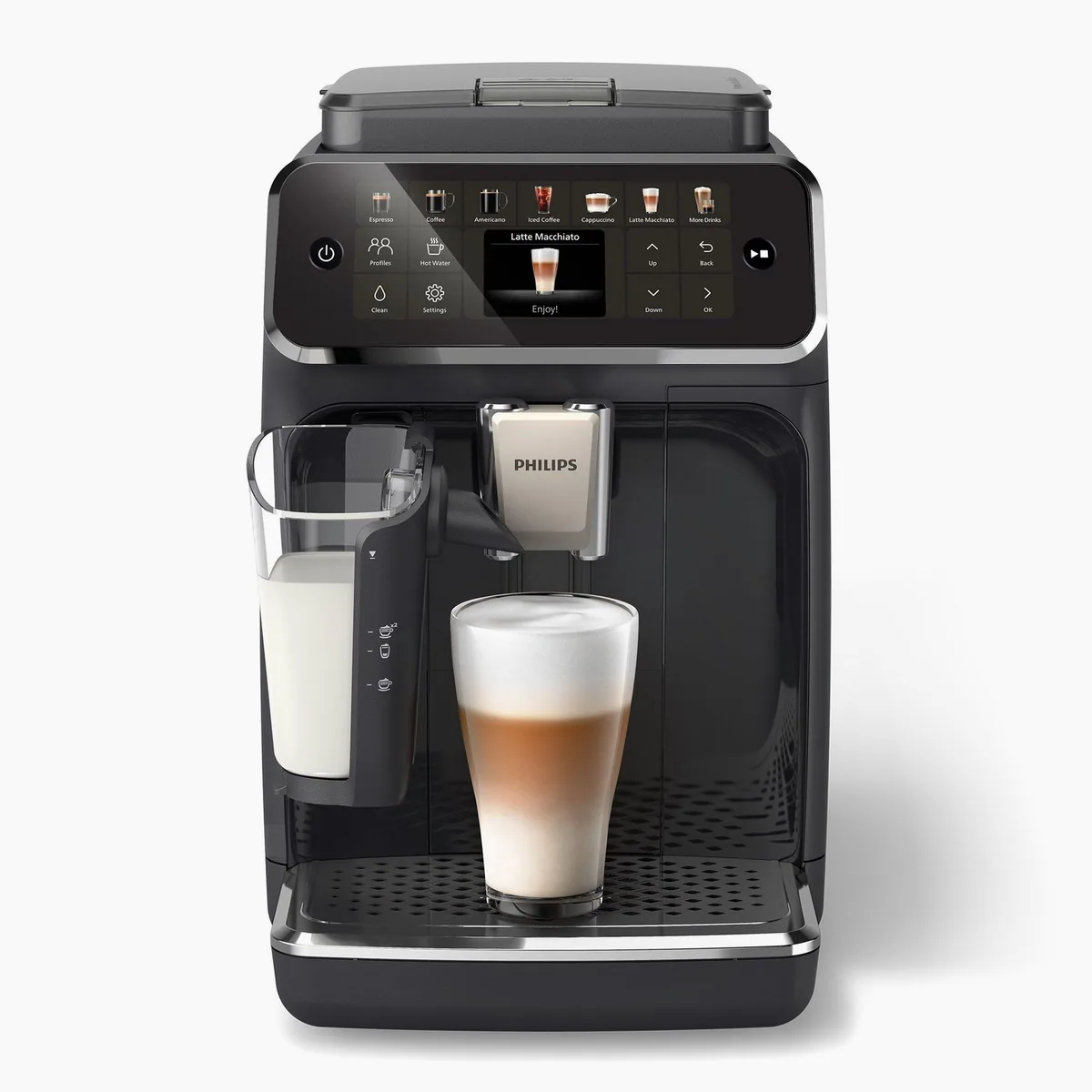 Philips EP4441/50 Kaffeevollautomat, 12 Kaffeespezialitäten, LatteGo-Milchsystem, SilentBrew Technologie 2