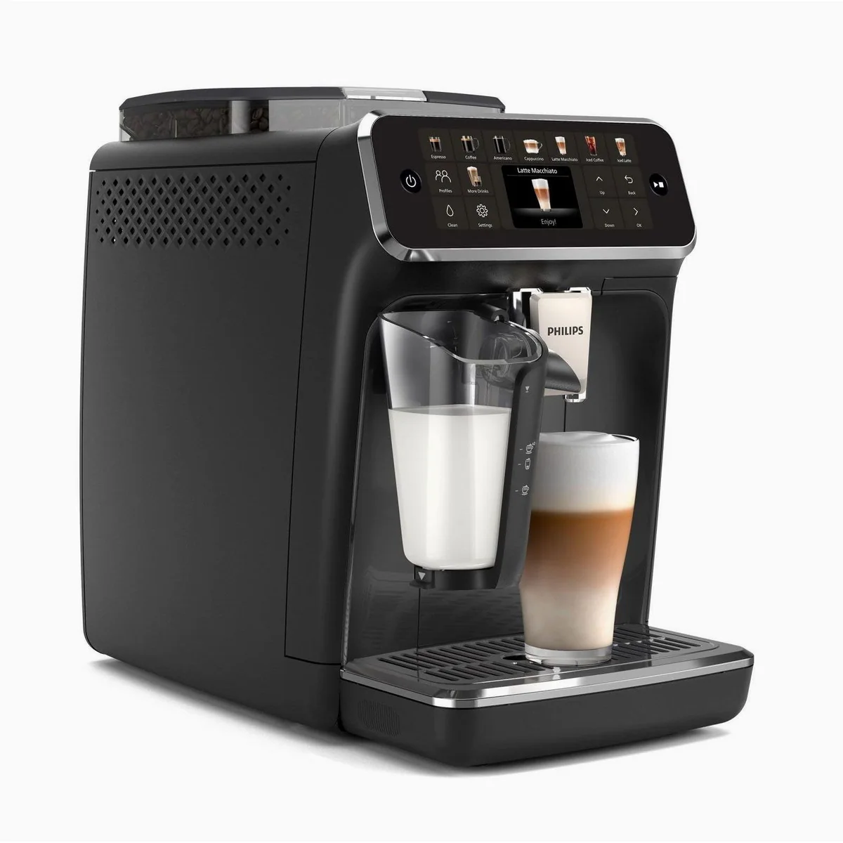 Philips Kaffeevollautomat EP5541/50, 12 Kaffeespezialitäten, SilentBrew Technologie 3