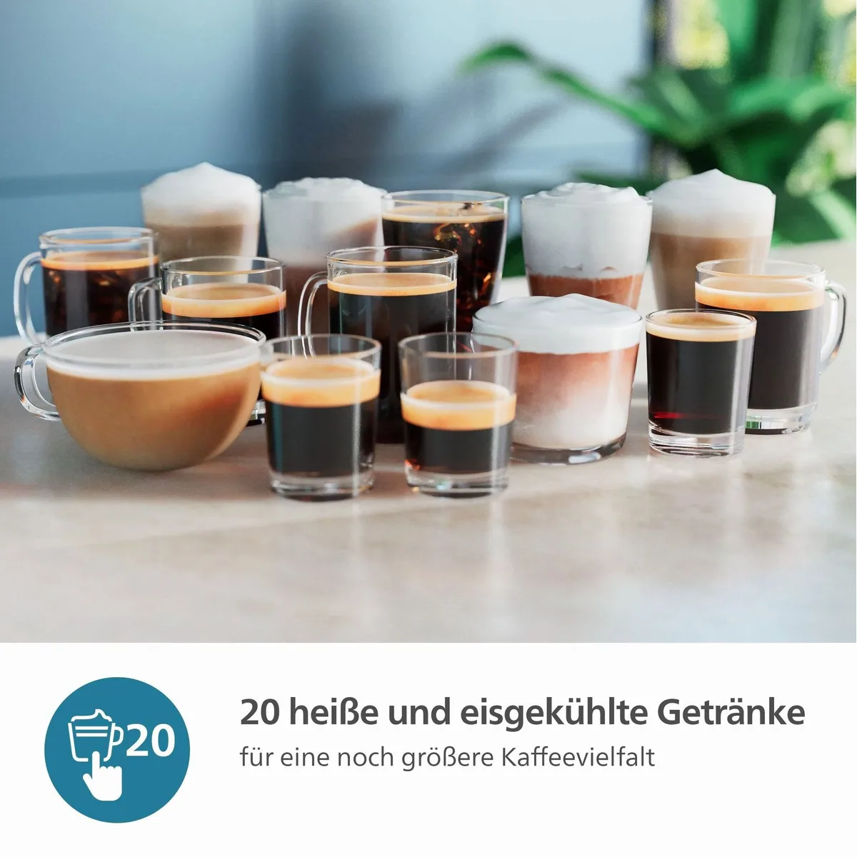 Philips Kaffeevollautomat EP5547/90, 20 Kaffeespezialitäten, LatteGo-Milchsystem, SilentBrew Technologie 3