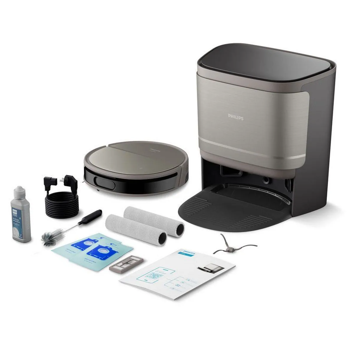 Philips Saug-Wischroboter XU9100/10, 280 Min. Akkulaufzeit, D-ToF-Sensoren 2