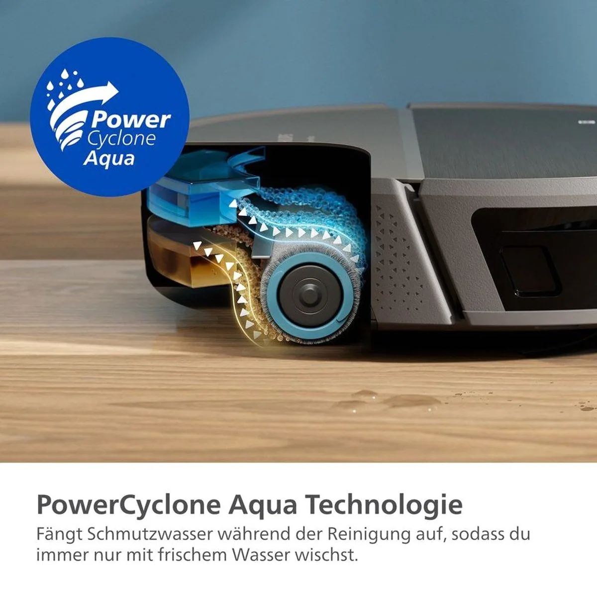 Philips Saug-Wischroboter XU9100/10, 280 Min. Akkulaufzeit, D-ToF-Sensoren 4