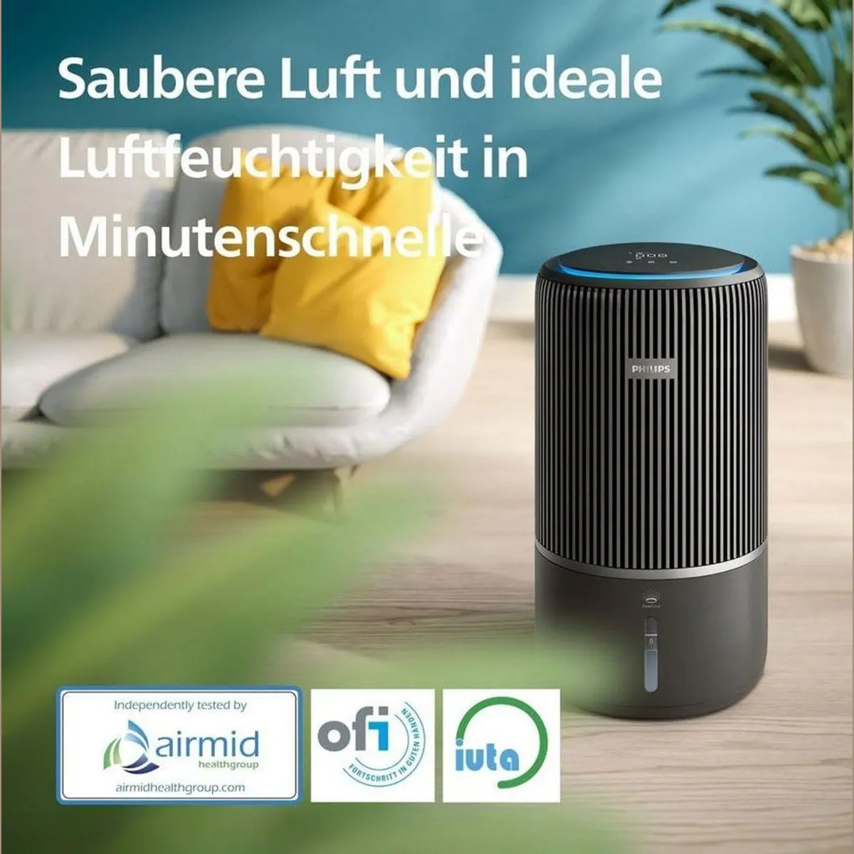 Philips Luftreiniger AC3421/13, 2-in-1 Gerät, elegante Design, intelligente App-Steuerung 3
