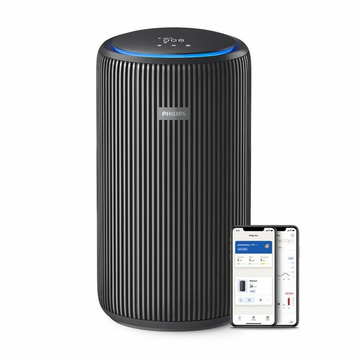 Philips PureProtect 3200 Series Luftreiniger, CADR 520 m³/h, 3-Schichten-HEPA, leise