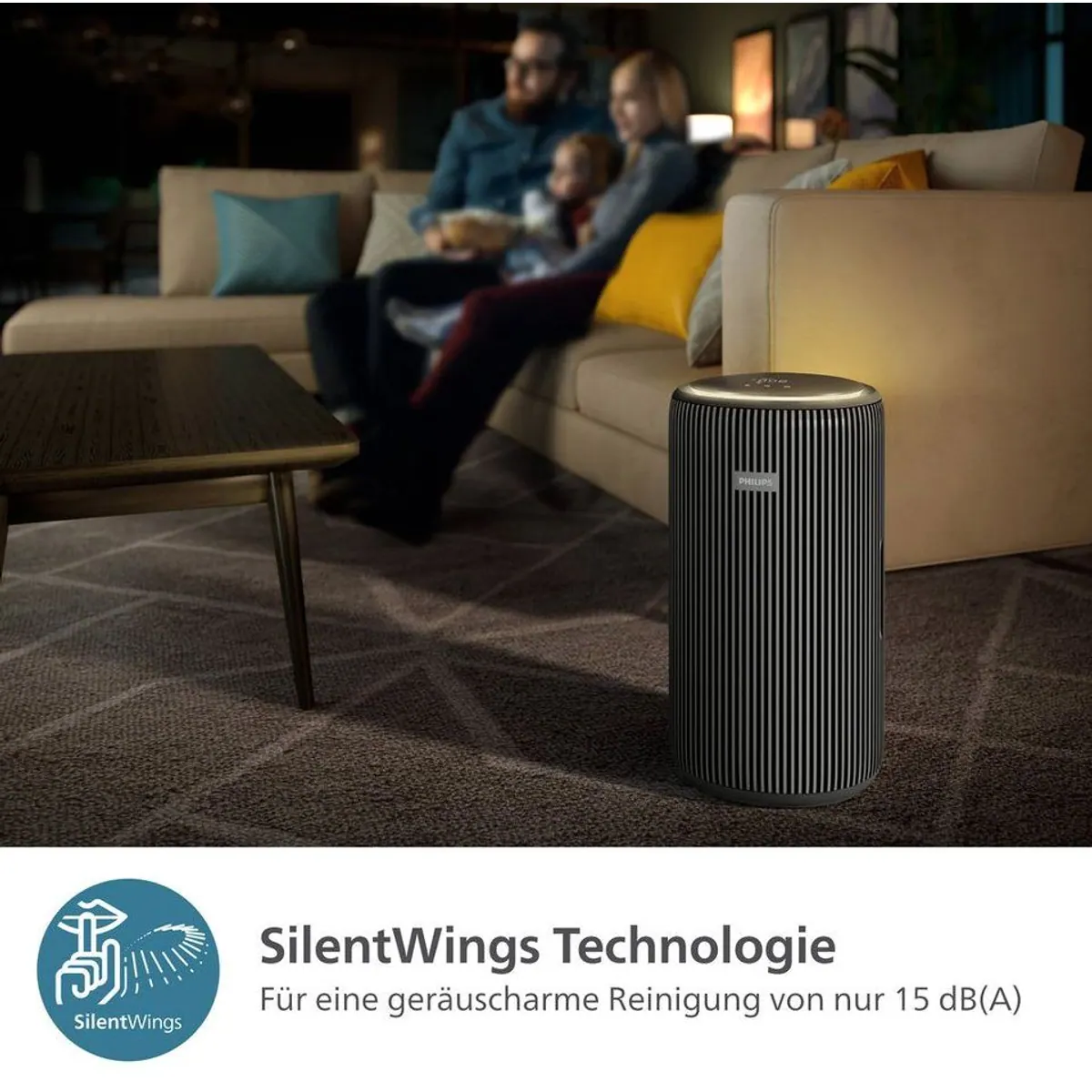 Philips PureProtect 3200 Series Luftreiniger, CADR 520 m³/h, 3-Schichten-HEPA, leise 3