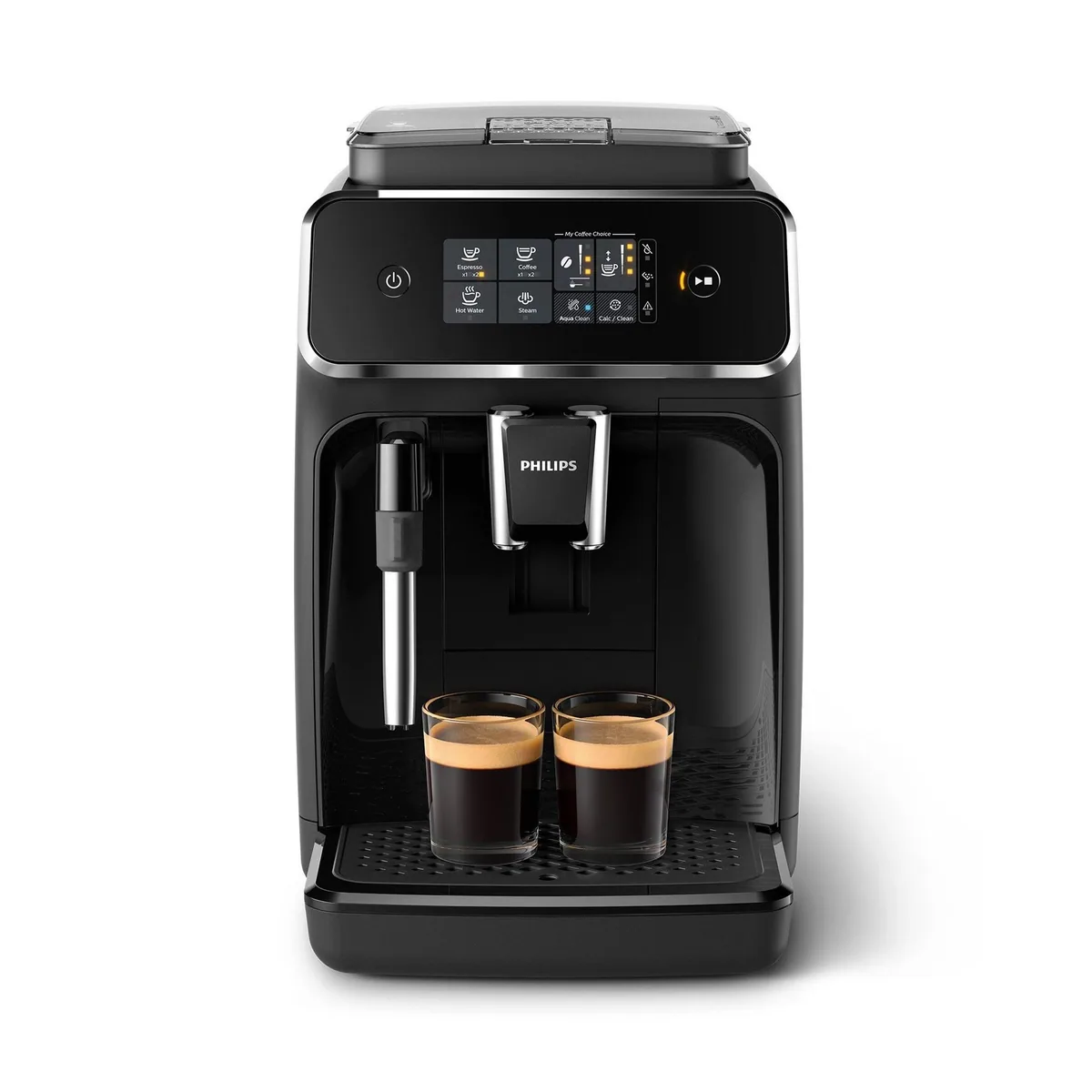 Philips Kaffeevollautomat EP2225/10, 2 Kaffeespezialitäten, anpassbare Aromastärke, Panarello Milchschäumer 2