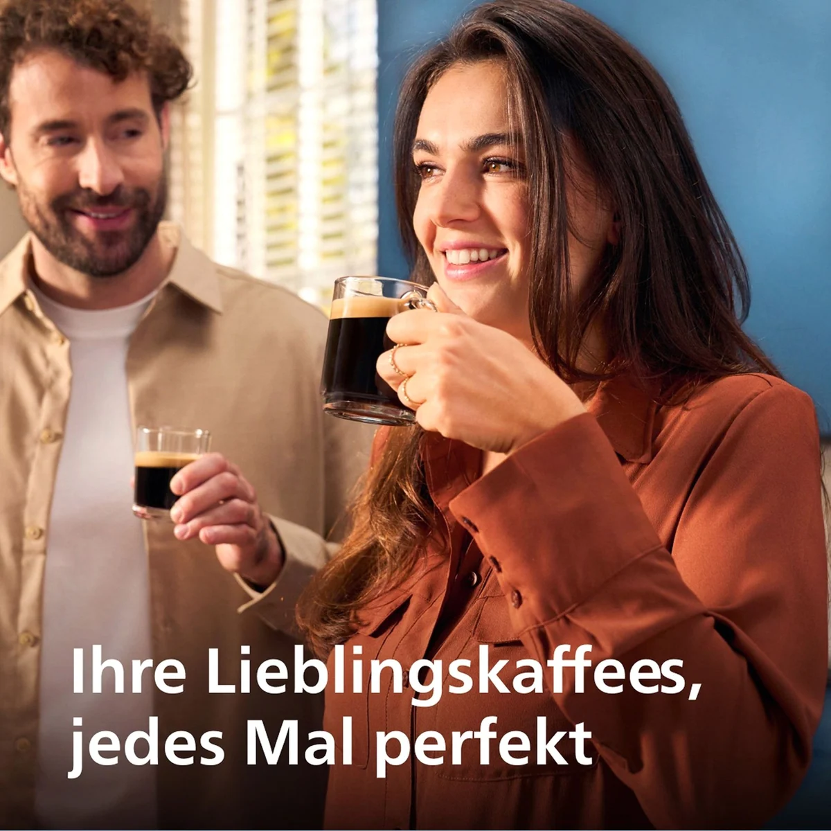 Philips Kaffeevollautomat EP2225/10, 2 Kaffeespezialitäten, anpassbare Aromastärke, Panarello Milchschäumer 4