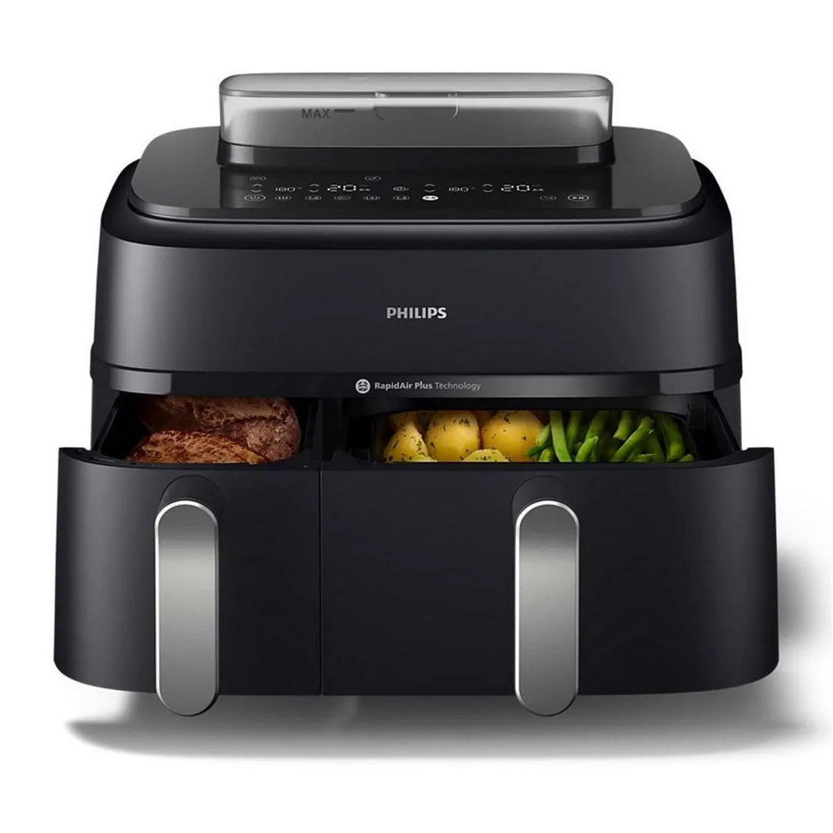 Philips Steam Airfryer NA551/00, 9 Liter Kapazität, 19 Kochfunktionen 2