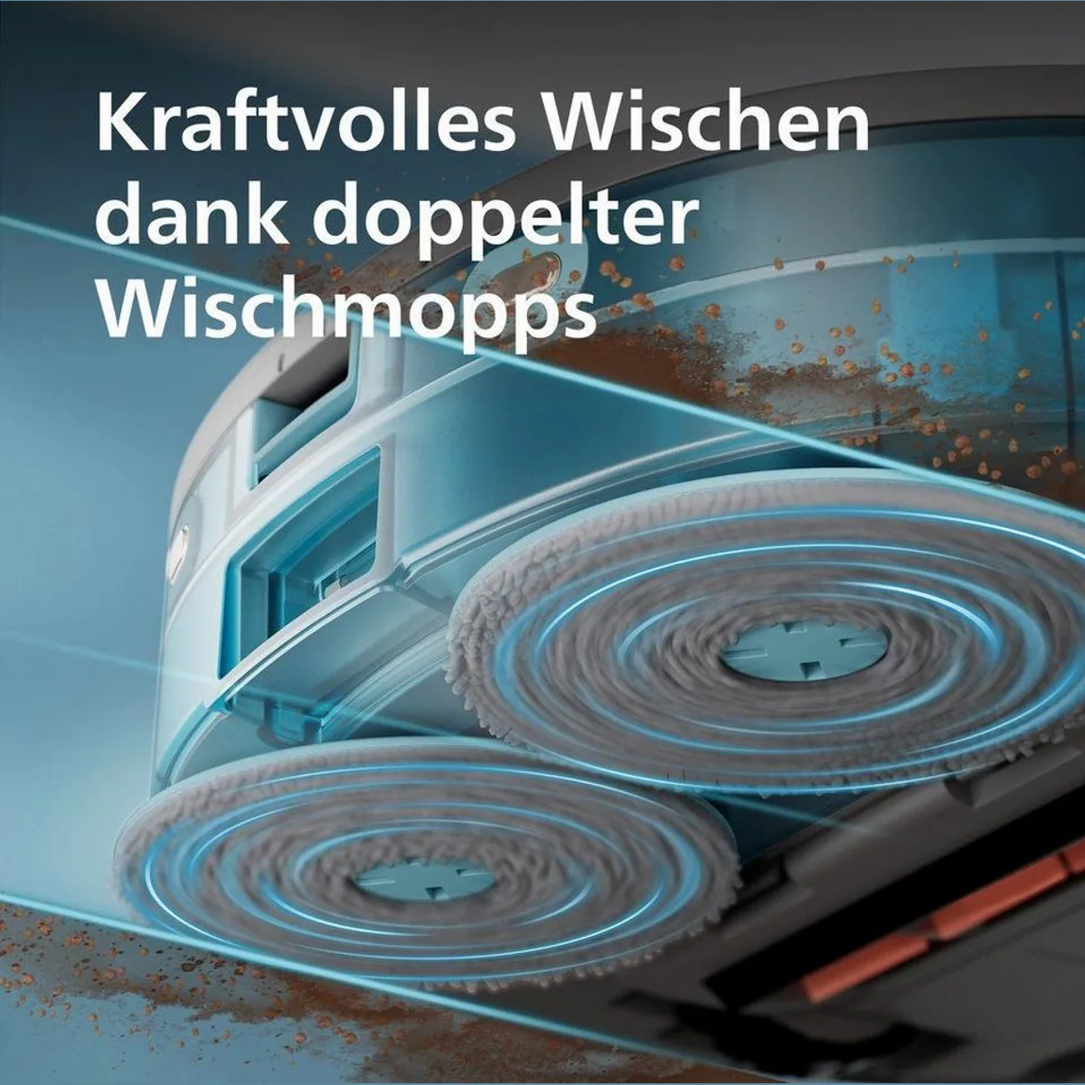 Philips Saugroboter XU5100/10, 10.000 Pa Saugkraft, LDS-Navigation, Wischfunktion 4