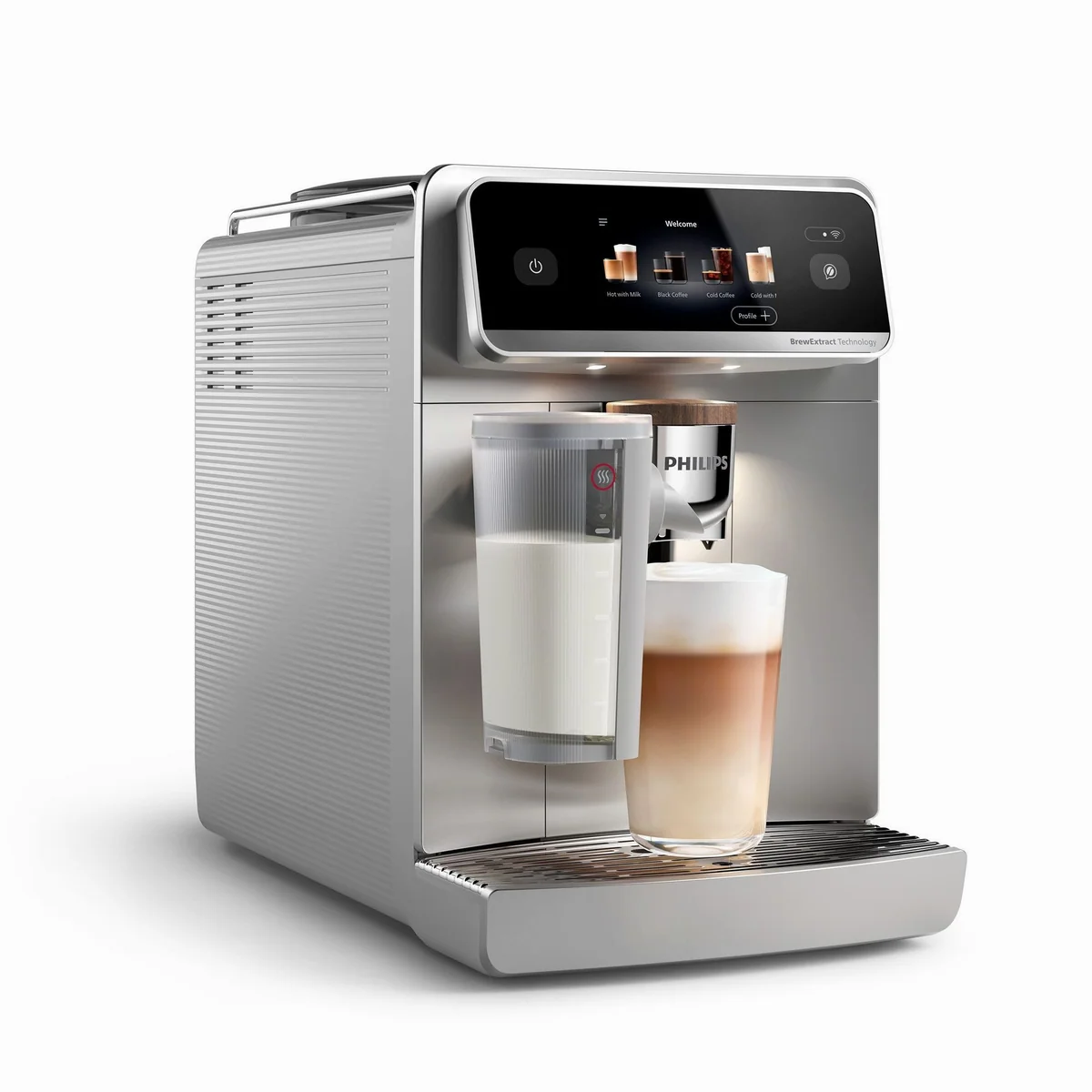 Philips Kaffeevollautomat EP8757/20, Barista-Qualität, LatteGo Pro-Milchsystem, 50 Getränke