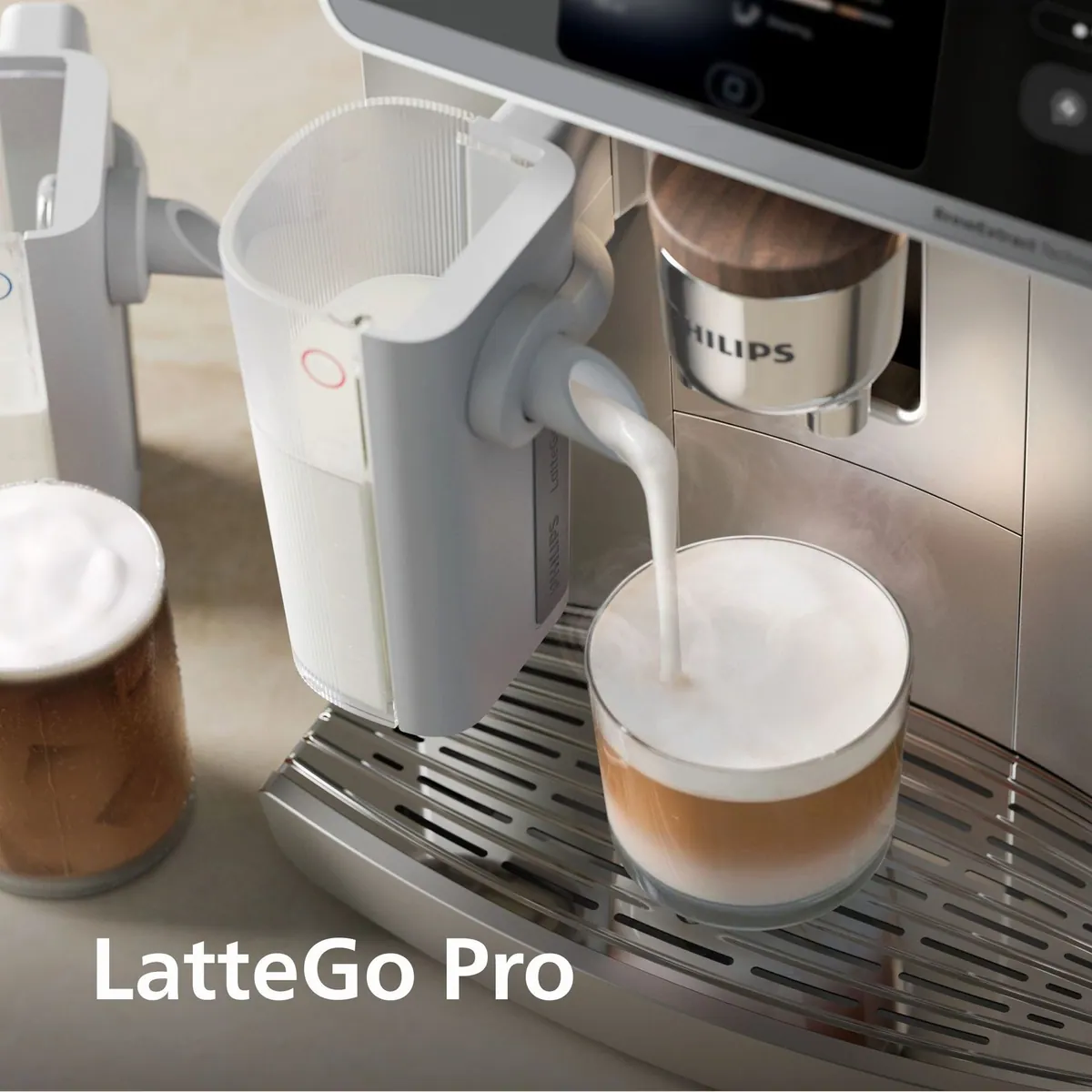 Philips Kaffeevollautomat EP8757/20, Barista-Qualität, LatteGo Pro-Milchsystem, 50 Getränke 4