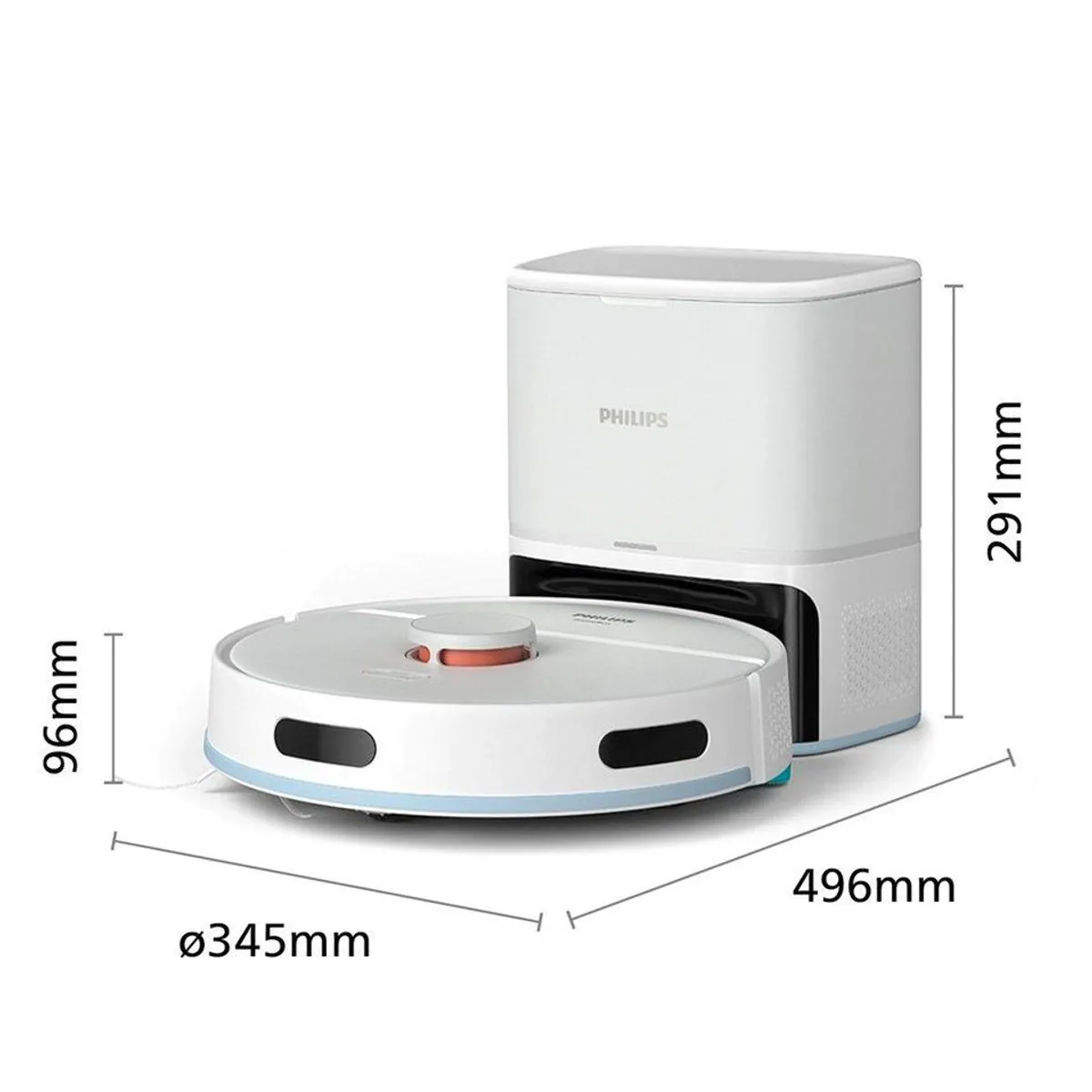 Philips Saugroboter XU2100/25, 6000 Pa Saugkraft, Wischfunktion, LDS-Navigation 3
