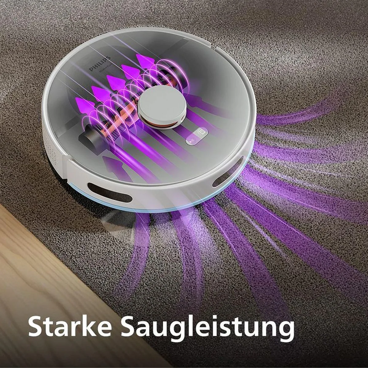 Philips Saugroboter XU2100/25, 6000 Pa Saugkraft, Wischfunktion, LDS-Navigation 5