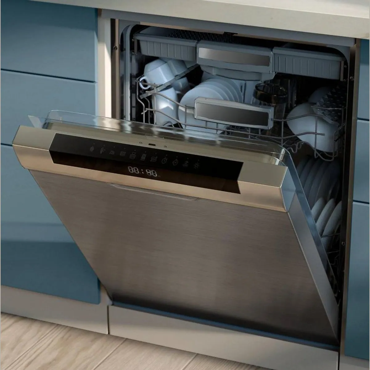 Philips NA461/00 Heißluftfritteuse, 10 l Fassungsvermögen, Dual-Körbe, digitales Display 4