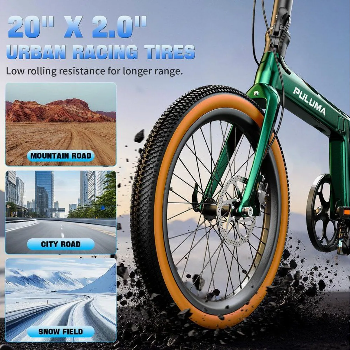 PixelPilot E-Bike Klapprad 20 Zoll, faltbar, Carbonrahmen, bis 25 km/h 4