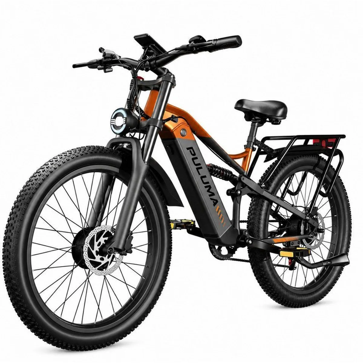 PixelPilot E-Bike Cityrad 26 Zoll, komfortable Dämpfung, 20Ah Akku, Shimano 7-Gang