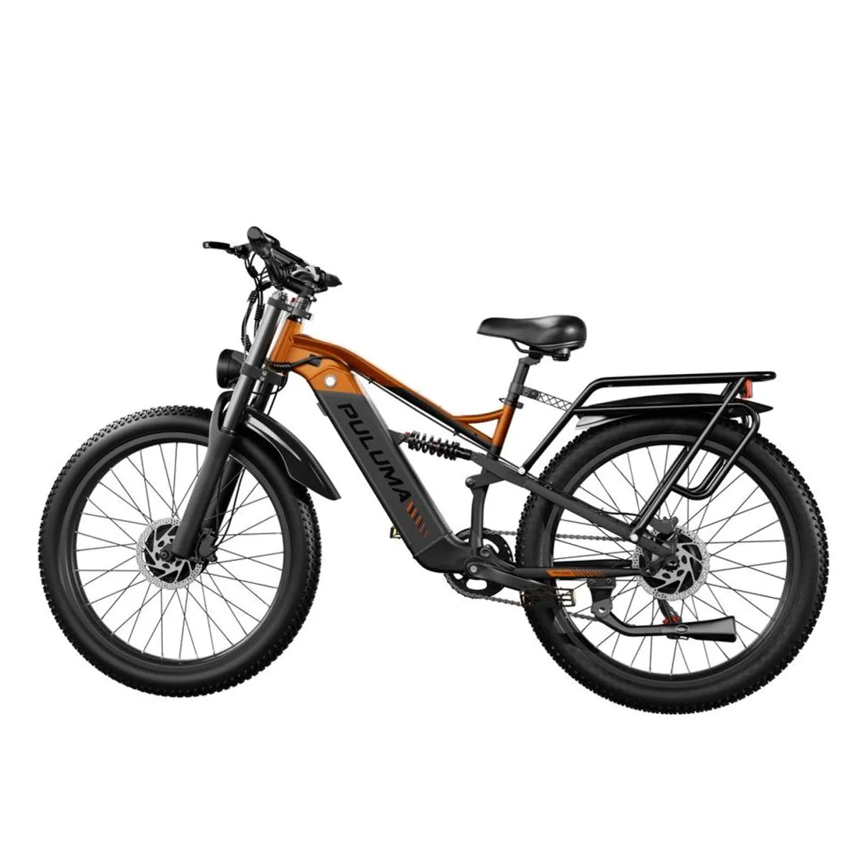 PixelPilot E-Bike Cityrad 26 Zoll, komfortable Dämpfung, 20Ah Akku, Shimano 7-Gang 2
