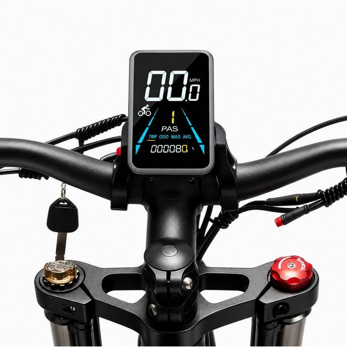 PixelPilot E-Bike Mountainbike 52V 20Ah Fatbike 26 Zoll, vielseitig einsetzbar, Shimano 7-Gang, hydraulische Bremsen 4