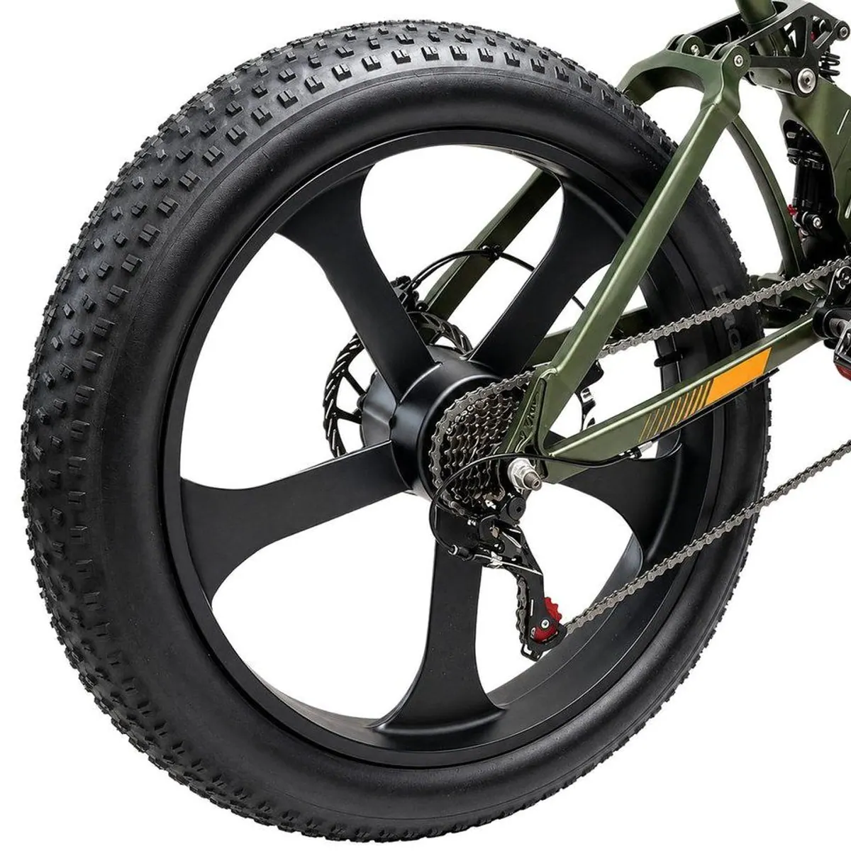 PixelPilot E-Bike Mountainbike 52V 20Ah Fatbike 26 Zoll, vielseitig einsetzbar, Shimano 7-Gang, hydraulische Bremsen 5