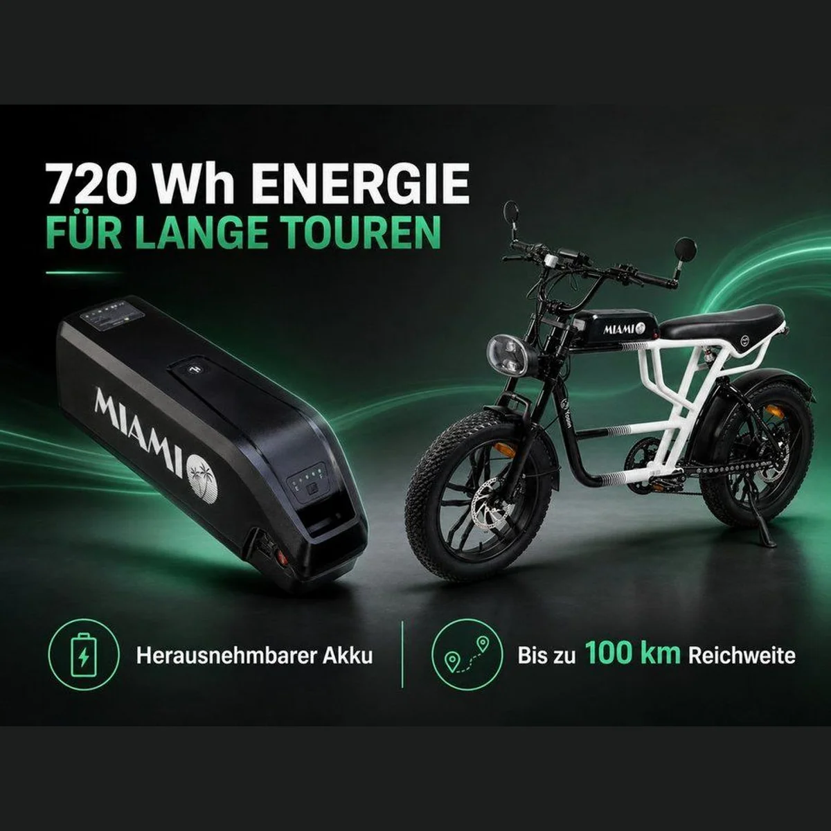 PixelPilot E-Bike Youin Miami 20 Zoll Fatbike, hohe Reichweite, Shimano 7-Gang — perfekter Begleiter für Abenteuer 3