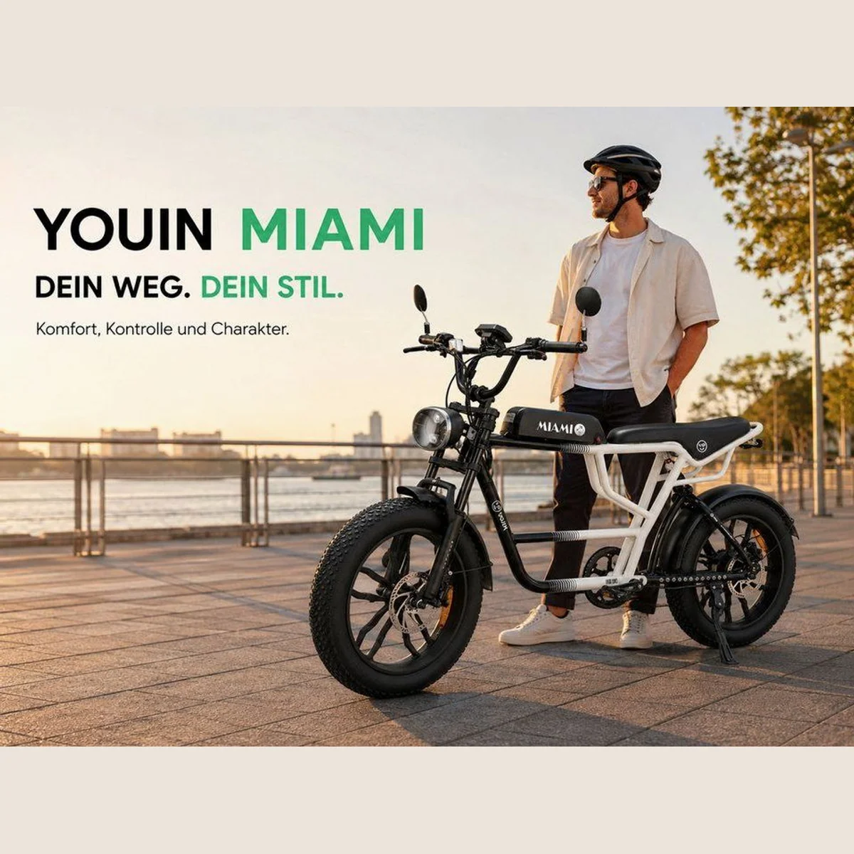 PixelPilot E-Bike Youin Miami 20 Zoll Fatbike, hohe Reichweite, Shimano 7-Gang — perfekter Begleiter für Abenteuer 4