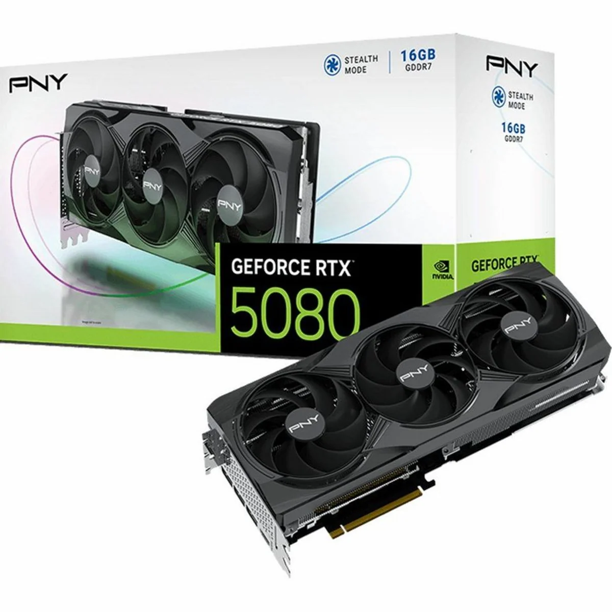 PNY GeForce RTX 5080, High-End-Grafikkarte, 16 GB GDDR7, DLSS 5