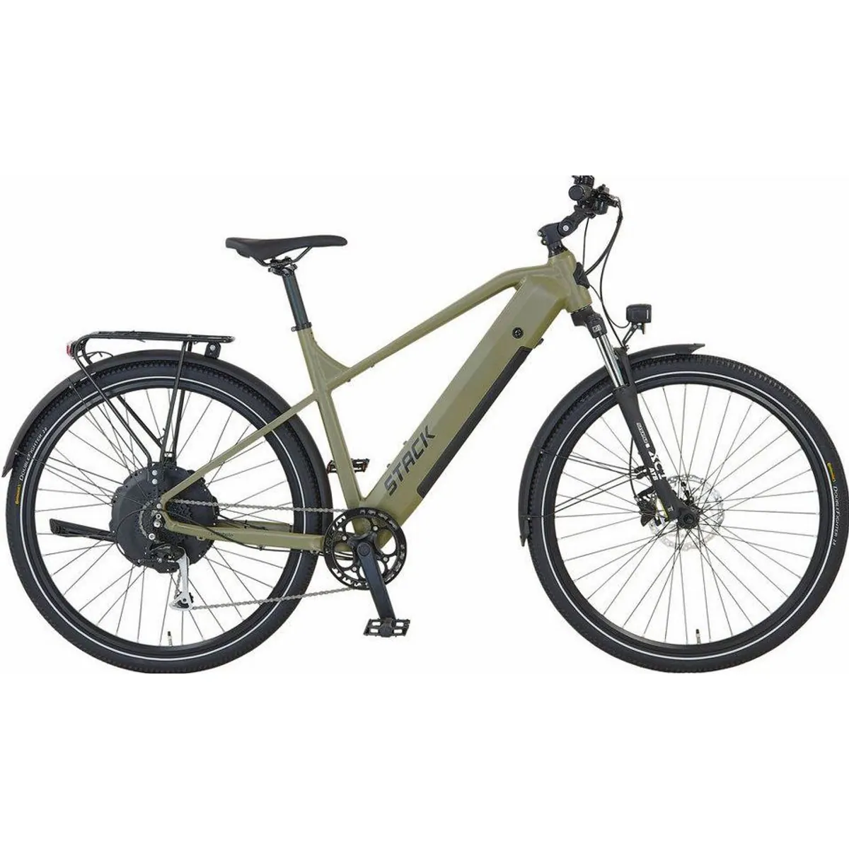 Prophete E-Bike Trekkingrad Stack 2.0, 9-Gang Shimano Alivio, Heckmotor, 480 Wh