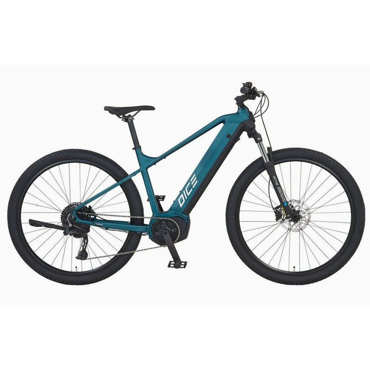 Prophete Dice 3.8 E-MTB, 10-Gang Shimano Cues, 540 Wh Akku, hydraulische Scheibenbremsen