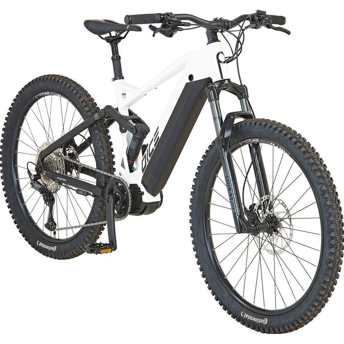 Prophete Dice 5.0 E-Bike, 12 Gang Shimano Deore, 720 Wh Akku, vollgefedert 2