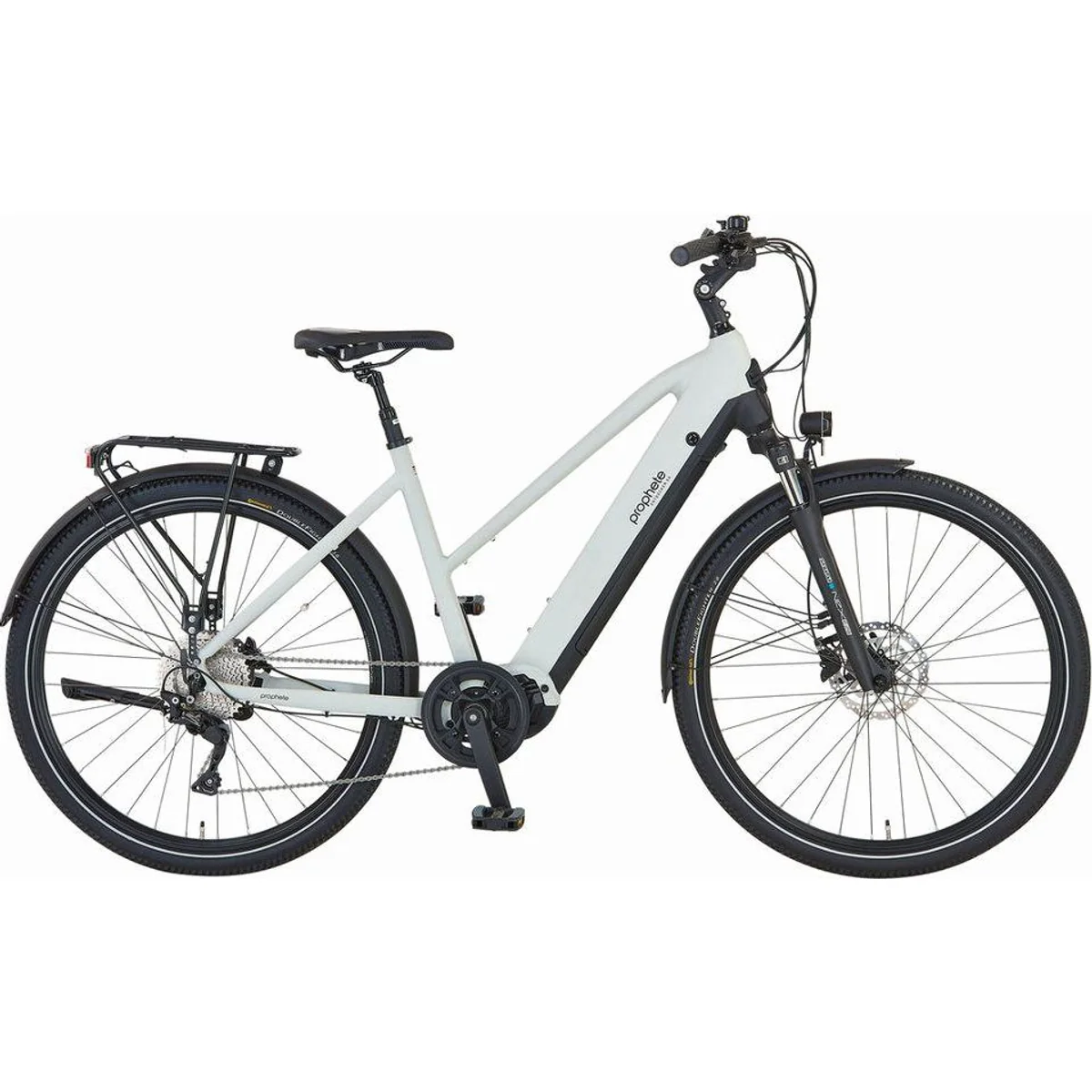 Prophete Entdecker 5.0 E-Bike, 250 Watt Mittelmotor, 800 Wh Akku, 10 Gang Shimano Deore