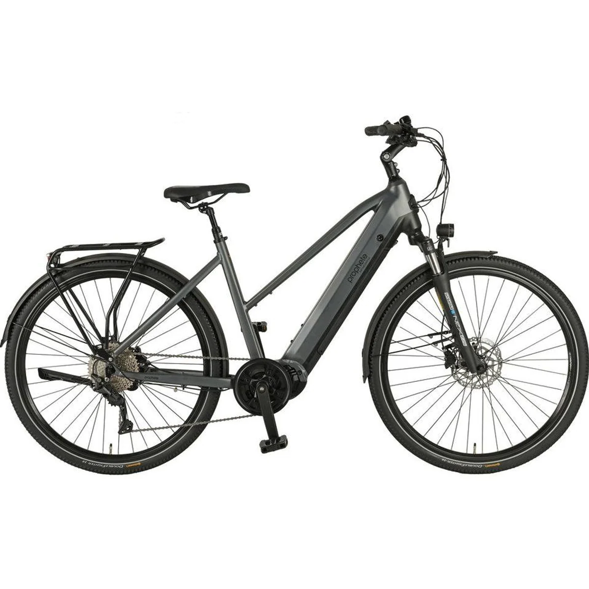 Prophete Entdecker 5.8 E-Bike, kraftvoller Mittelmotor, 10 Gang Shimano Deore