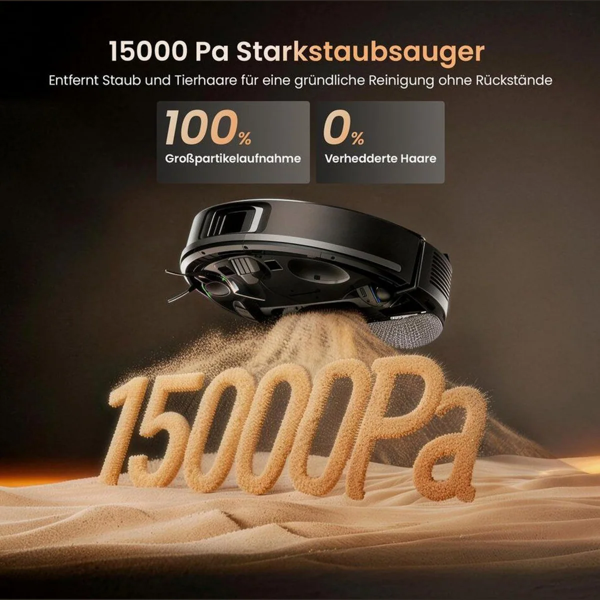 Proscenic Saugroboter Q20 Plus, 4-in-1 Reinigung, Dual-Laser LiDAR, KI-Hinderniserkennung 2