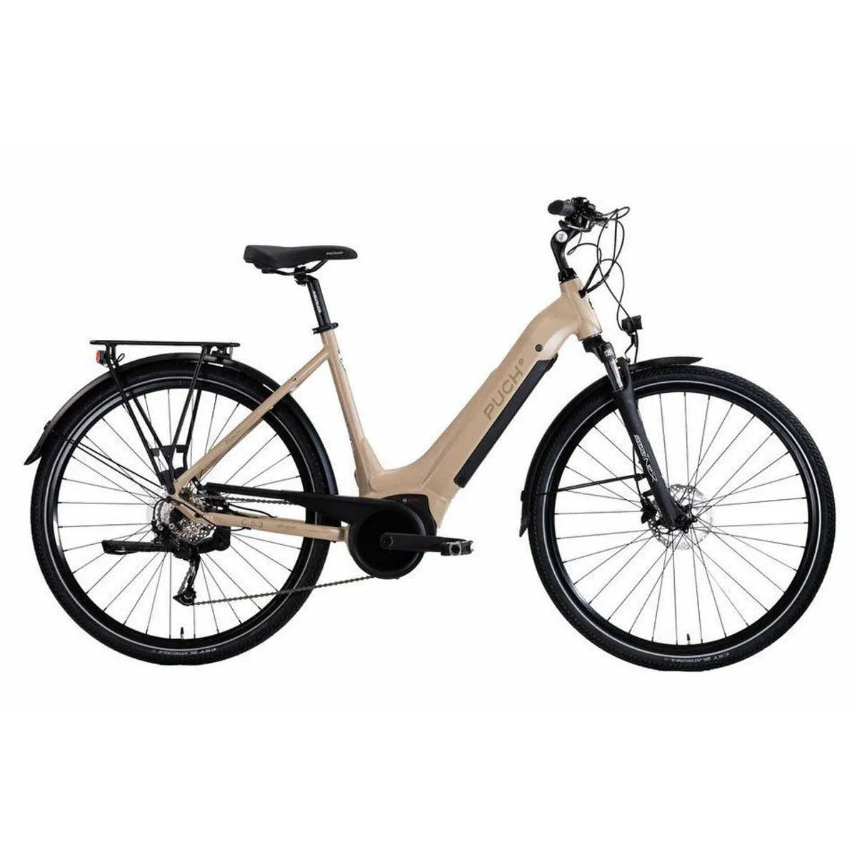 PUCH C5.3 Trekkingrad, Bosch Performance Mittelmotor, 500 Wh Akku, 9-Gang Shimano Alivio
