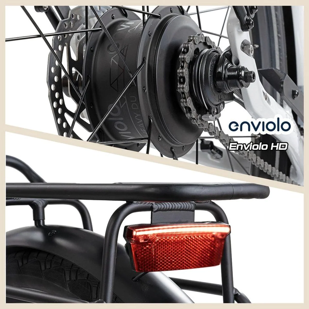 Rabeneick Comfort E-Bike, Enviolo Nabenschaltung, 522 Wh Akku — kraftvolle Unterstützung, stufenloses Schalten, eleganter Rahmen 4
