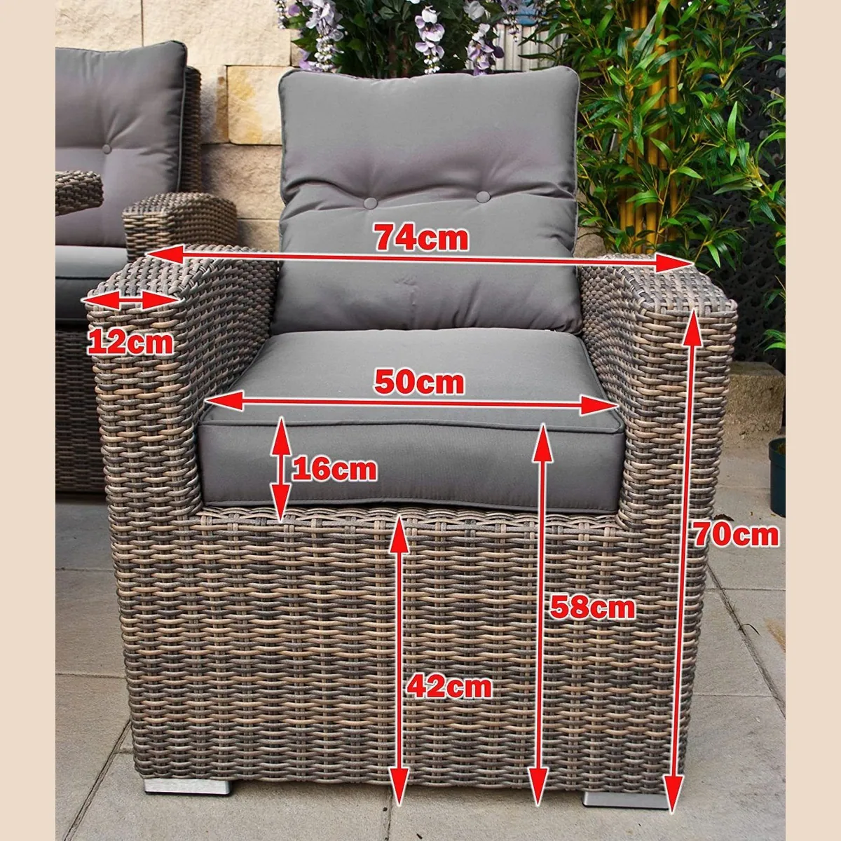 Ragnarök Möbel-Design Gartenlounge-Set Wieland XL, großzügig, flexibel, ohne Aufbau 4
