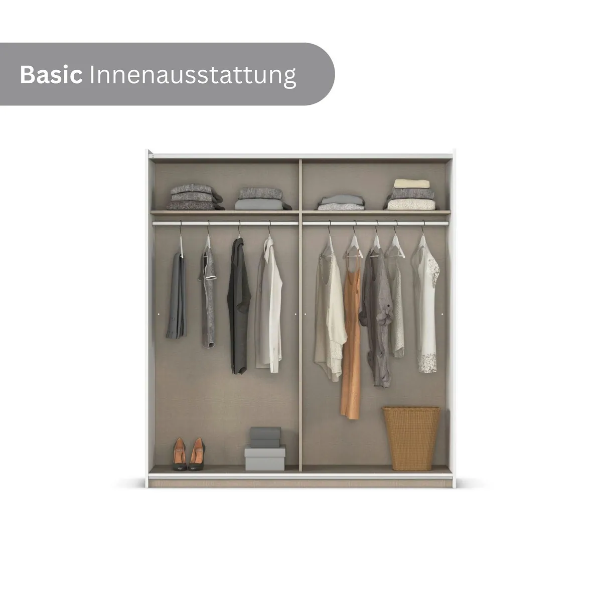 rauch AURELIO Schwebetürenschrank, elegantes Design, vielfältige Farben, flexible Breiten 4