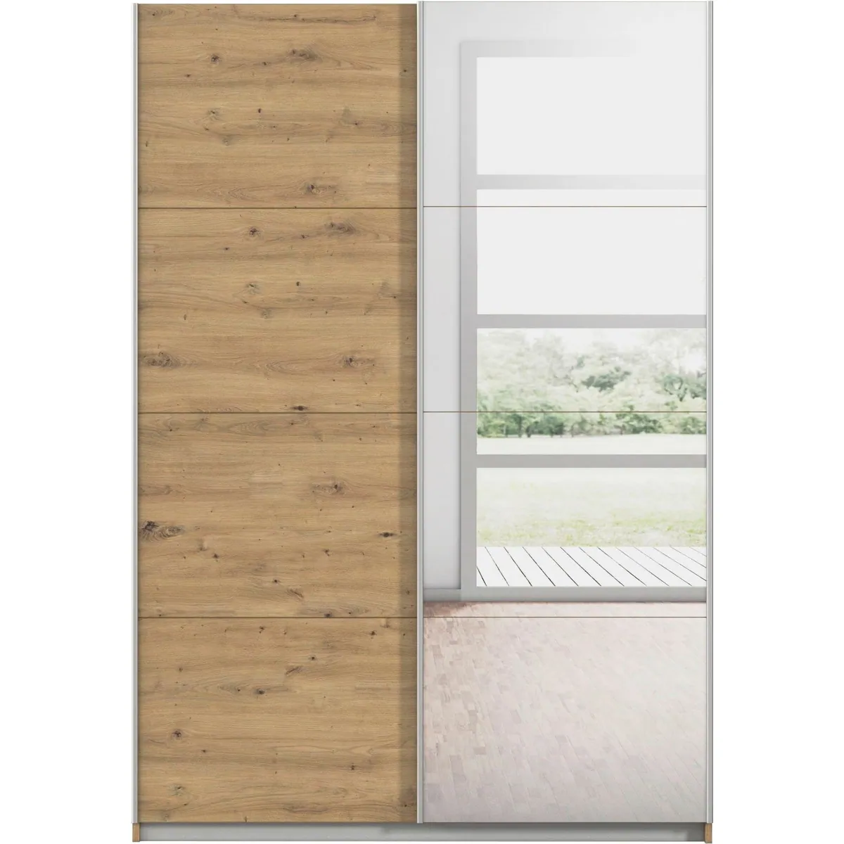 rauch Kleiderschrank SUBITO, vielseitig einsetzbar, modernes Design — B 136 & 181 cm, Höhe 197 cm
