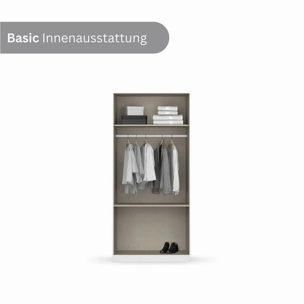 rauch COSTA Drehtürenschrank, modernes Design, Push-to-Open, in 3 Breiten 3