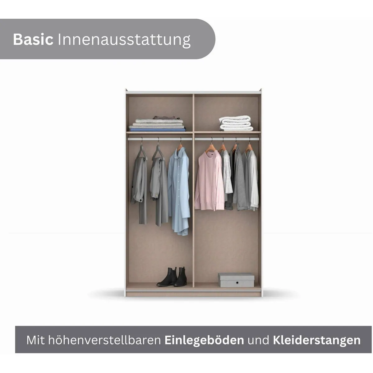 rauch KRONACH Schwebetürenschrank, flexibles Design, viel Stauraum, Made in Germany 5