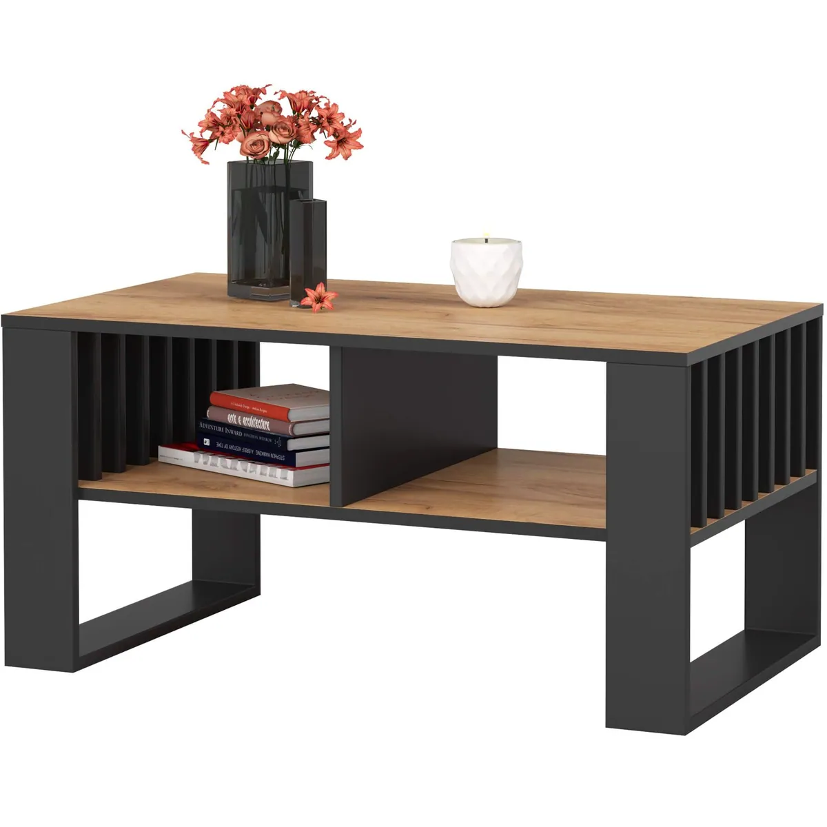 Raumhirsch Furniture Couchtisch Domi, modernes Design, praktische Ablagefläche, robuste Materialien 2