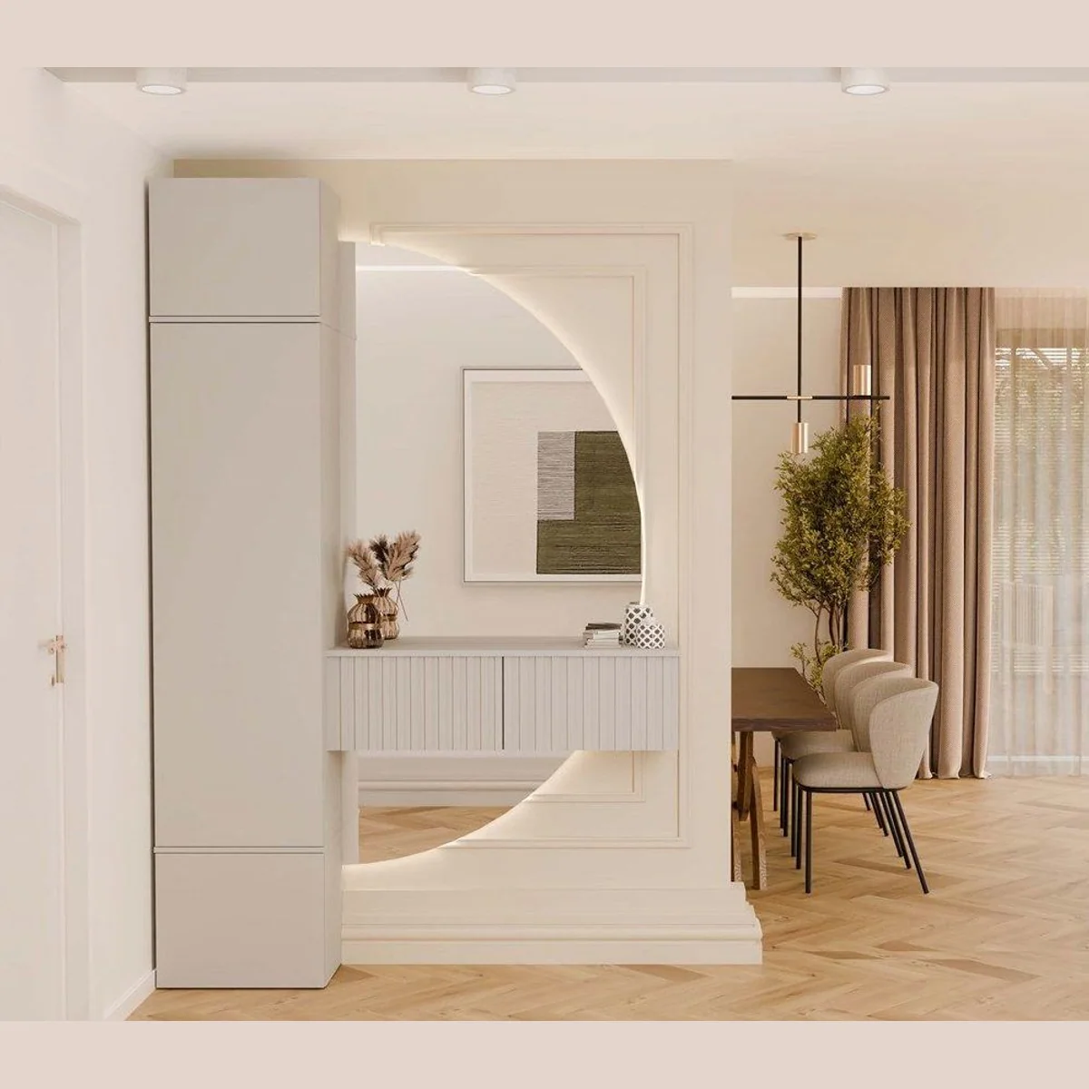 Raumhirsch Furniture Flurschrank HAGA 1SZ, elegantes Design, modular erweiterbar, optimaler Stauraum