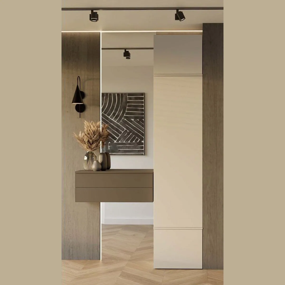 Raumhirsch Furniture Flurschrank HAGA 1SZ, elegantes Design, modular erweiterbar, optimaler Stauraum 4