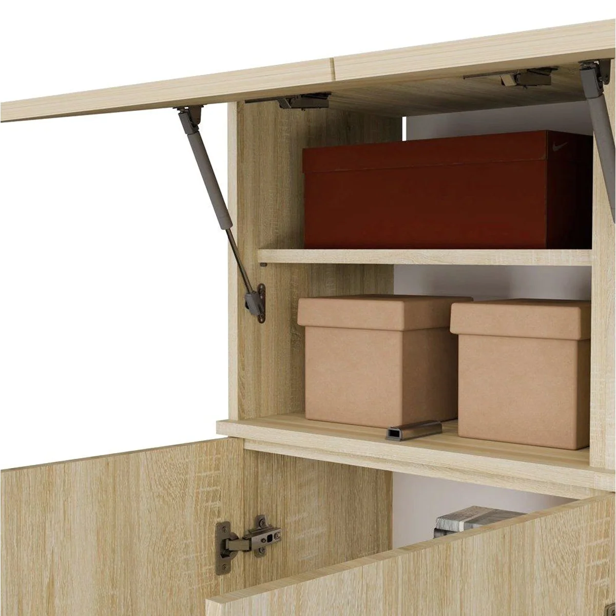 Raumhirsch Furniture Garderobenschrank, praktische Aufbewahrung für Flur — modernes Design, vielseitige Nutzung, grifflose Fronten 5